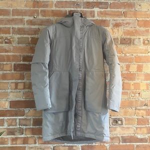 lululemon winter warrior parka in Dark Chrome